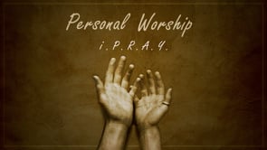 Personal Worship Part 1 Continued: Paul Walker
