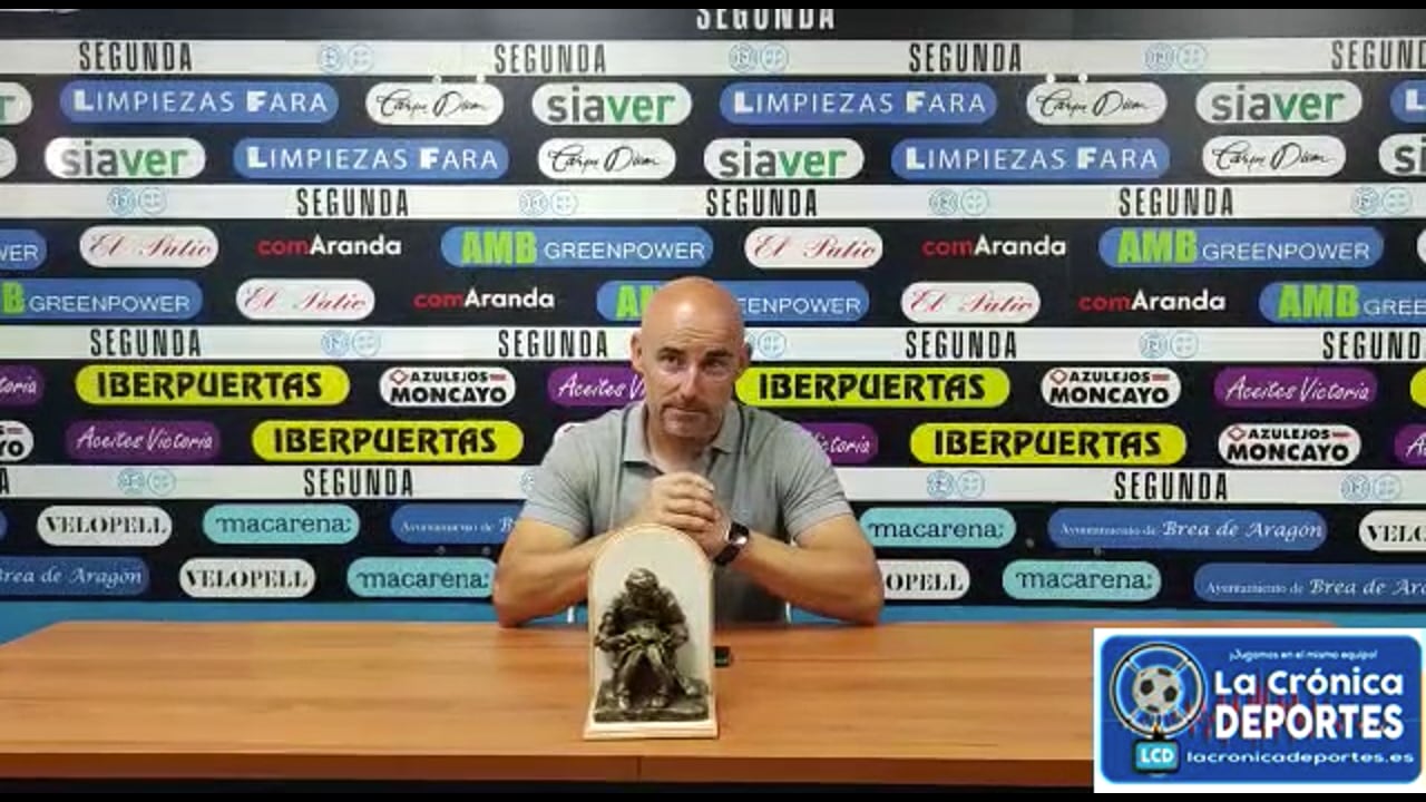 DANI MARTÍNEZ (Entrenador Brea) CD Brea 0-1 Deportivo Alavés "B" / Jornada 3 / 2ª RFEF - Grupo 2 / Fuente: CD Brea 