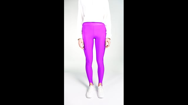 Vídeo do produto Legging Lycra Cós Fuseau Purple Sunset