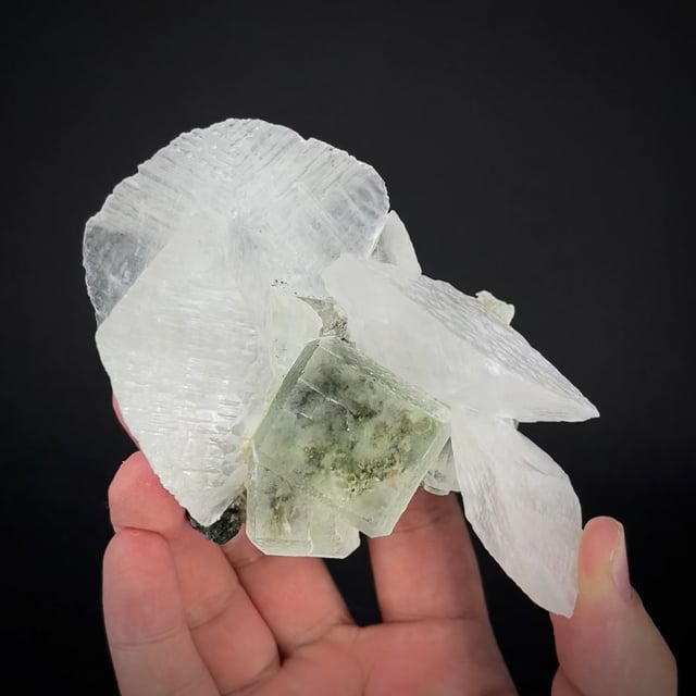 Fluorite with Calcite (ex Dr. Stephen Smale Collection)