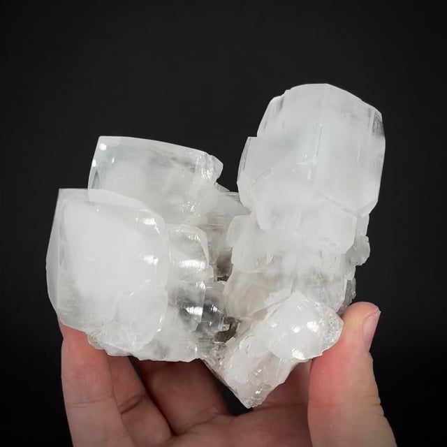 Calcite with phantoms (incredibly lustrous!)