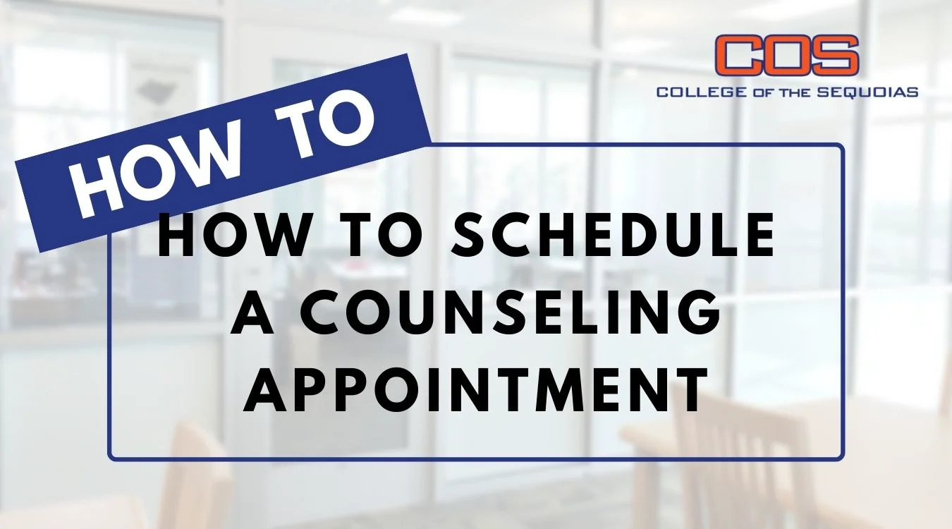 How To Schedule A Counseling Appointment