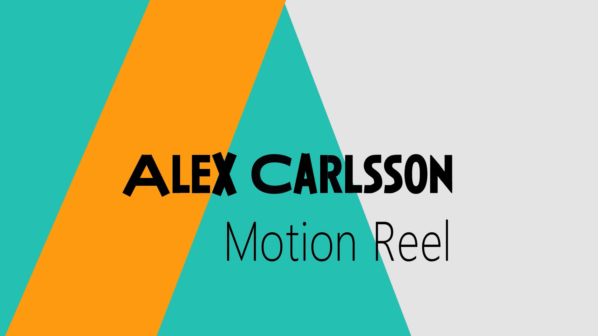 Carlsson Motion Design Reel 2022