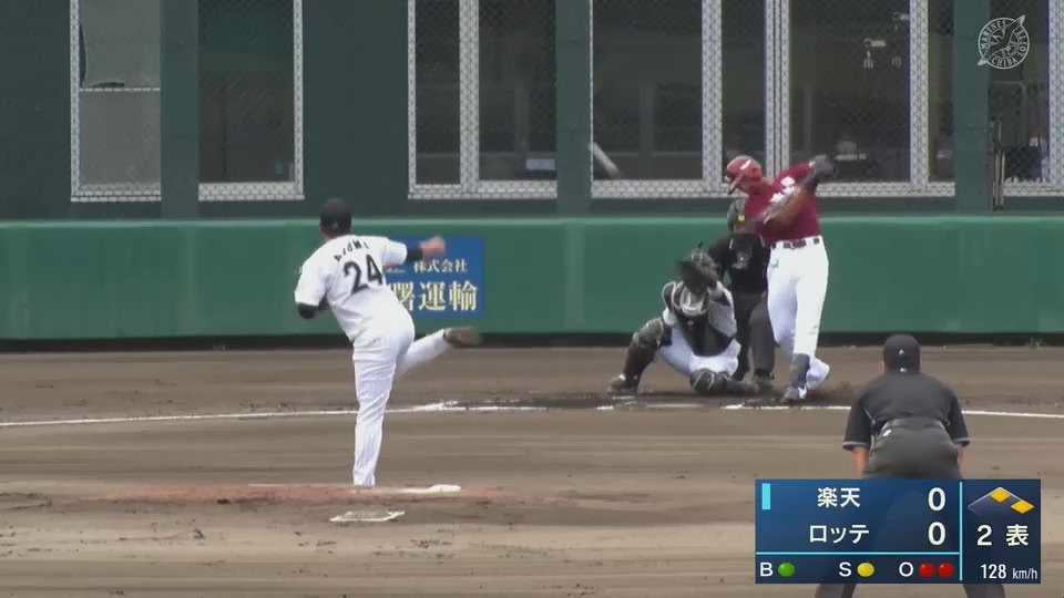 【ファーム】チャンスで先制!! イーグルス・入江大樹がランナー1,2塁の場面でライトへのタイムリーヒット!! 2022年9月21日  千葉ロッテマリーンズ 対 東北楽天ゴールデンイーグルス