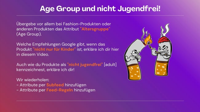 Altersgruppe & "nicht jugendfrei"