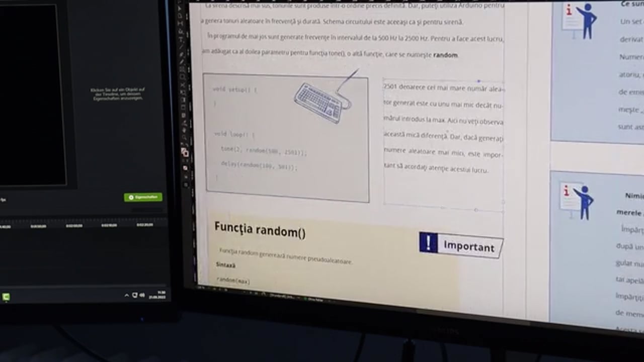 Orgă electronică cu sunete „random“