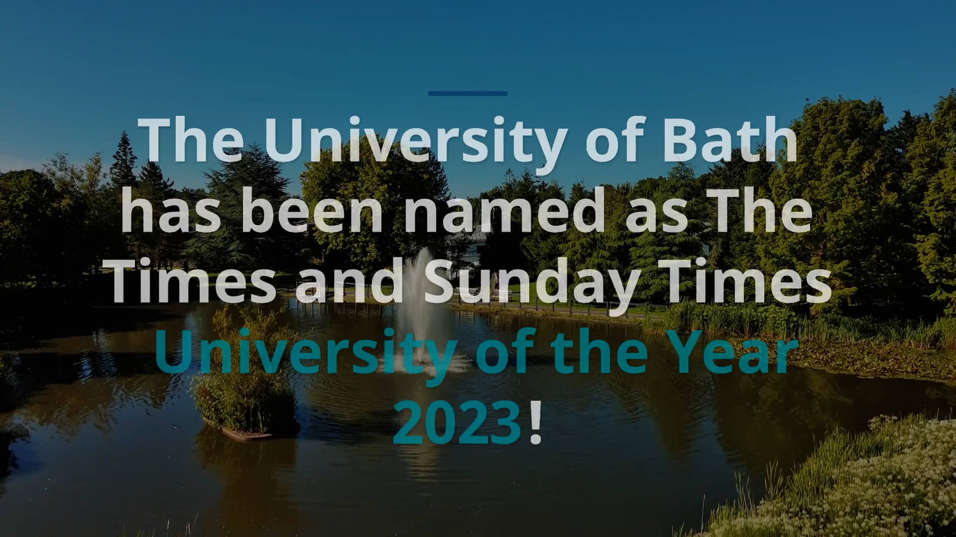 Bath named university of the year by the times and sunday times good