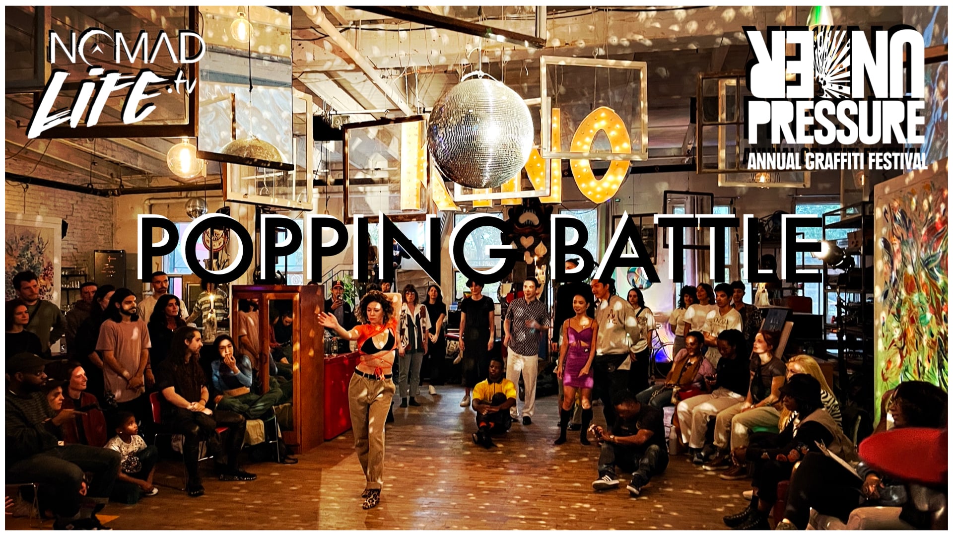 POPPING Under Pressure 27 Street Dance Battle at NOMAD