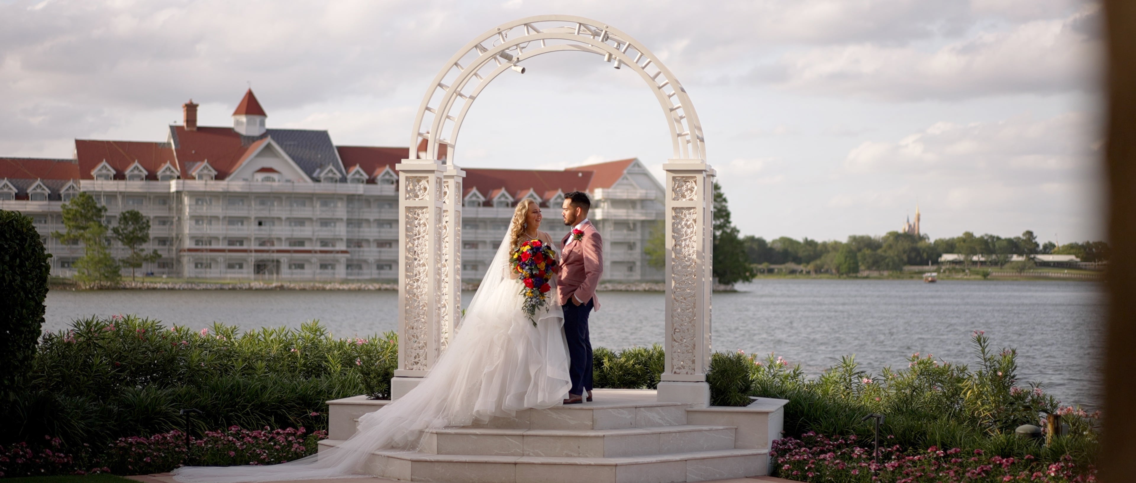 Video thumbnail for Epcot United Kingdom Wedding | Caitlin & Omar