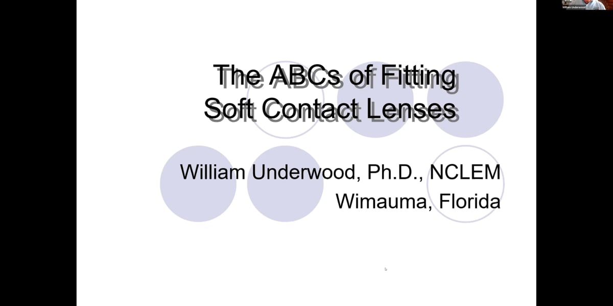The ABC’s of Soft Contact Lenses