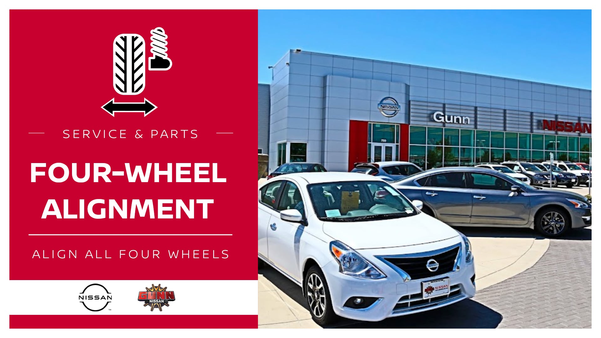 Nissan FourWheel Alignment San Antonio, TX // Gunn Nissan Service on Vimeo