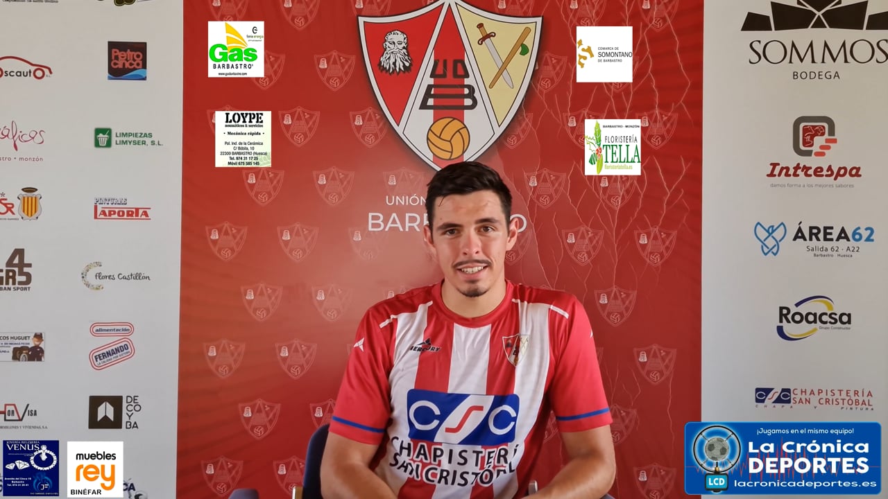 IKER JORDAN (Jugador Barbastro B Somontano) UDB Somontano 8-0 UD Pomar / Jornada 1 / 2ª Regional - Gr 2-2