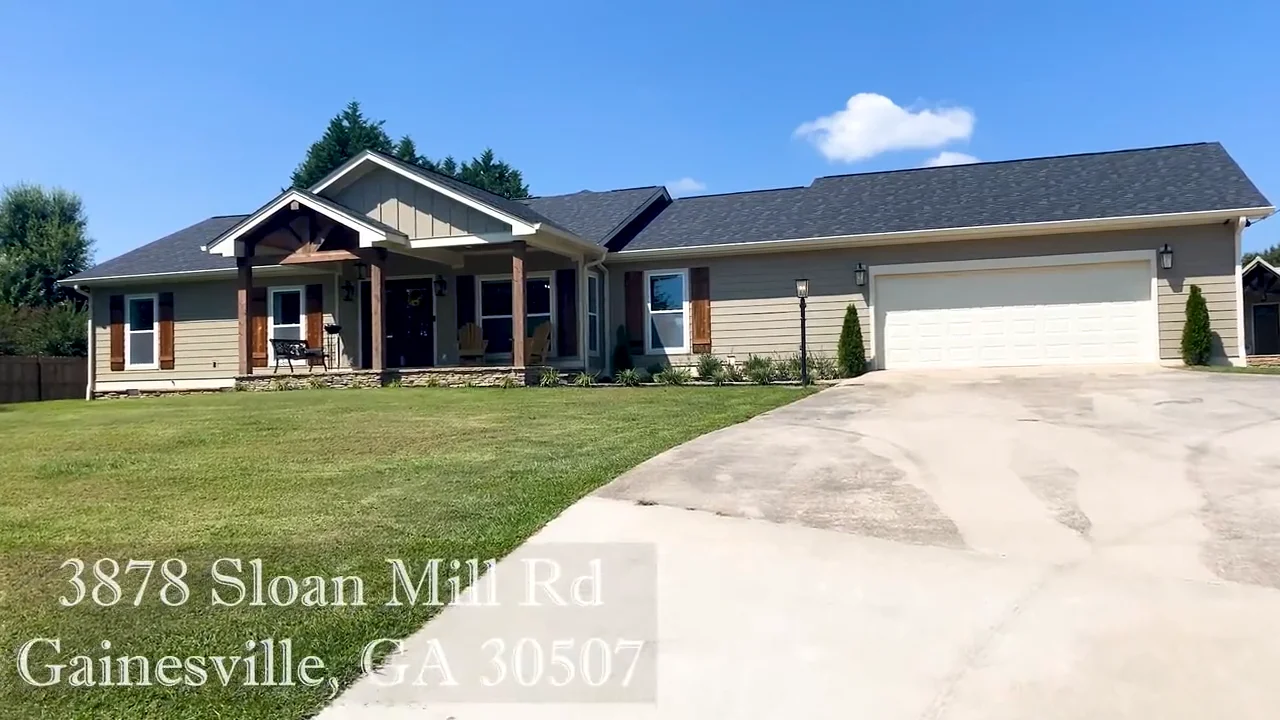 3878 Sloan Mill Road, Gainesville, GA 30507 on Vimeo