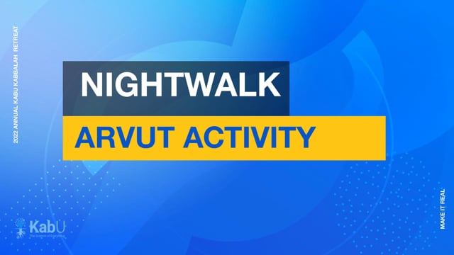 Sept 9, 2022 – Night walk – Arvut activity