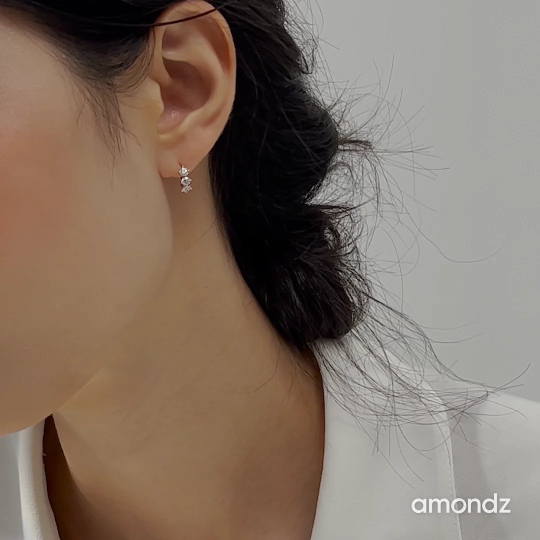 K14 トリプル シニティ ピアス / 14K Triple Signity Earrings K14 トリプル シニティ ピアス / 14K Triple Signity Earrings