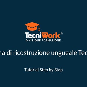 Video tutorial con tutti i passaggi step by step per la ricostruzione delle unghie con Tecnifoot