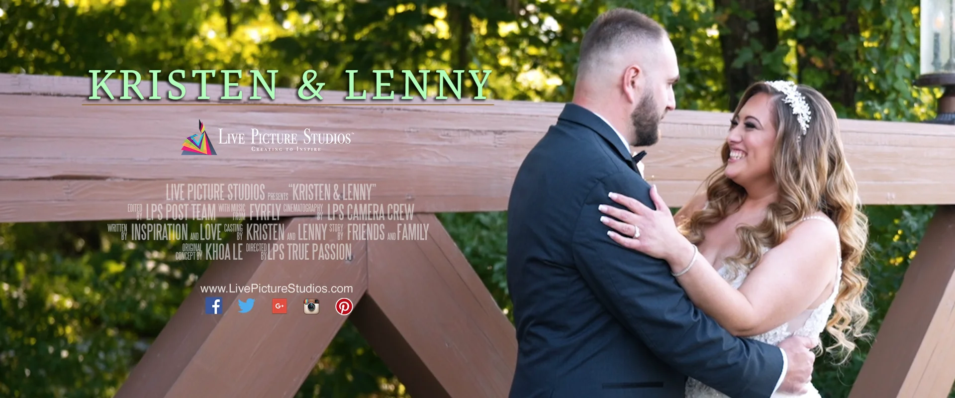 Kristen and Lenny Wedding Highlight at Bear Brook Valley, NJ