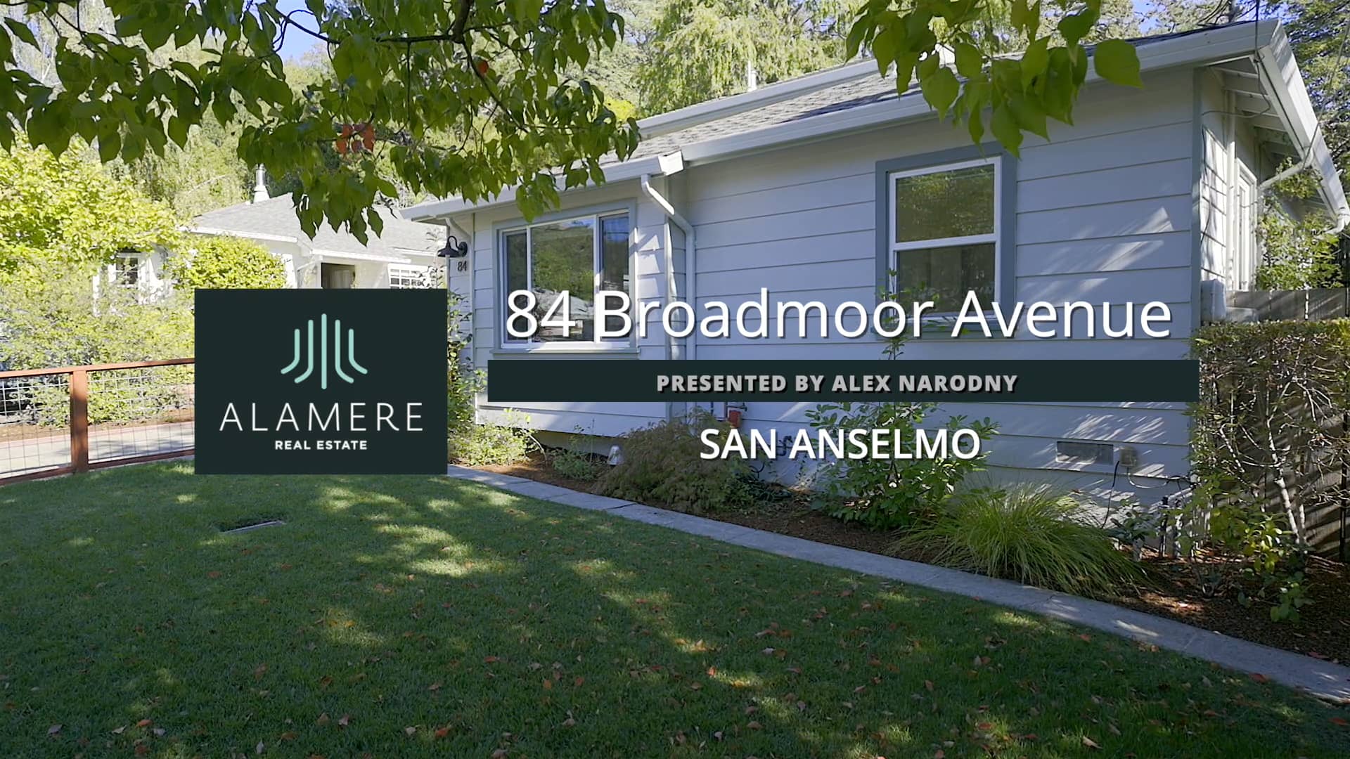 84 Broadmoor Avenue, San Anselmo Presented by Alex Narodny on Vimeo