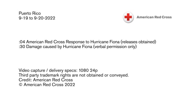 Disaster B-roll - Hurricane Fiona 9-19 to 9-20-2022