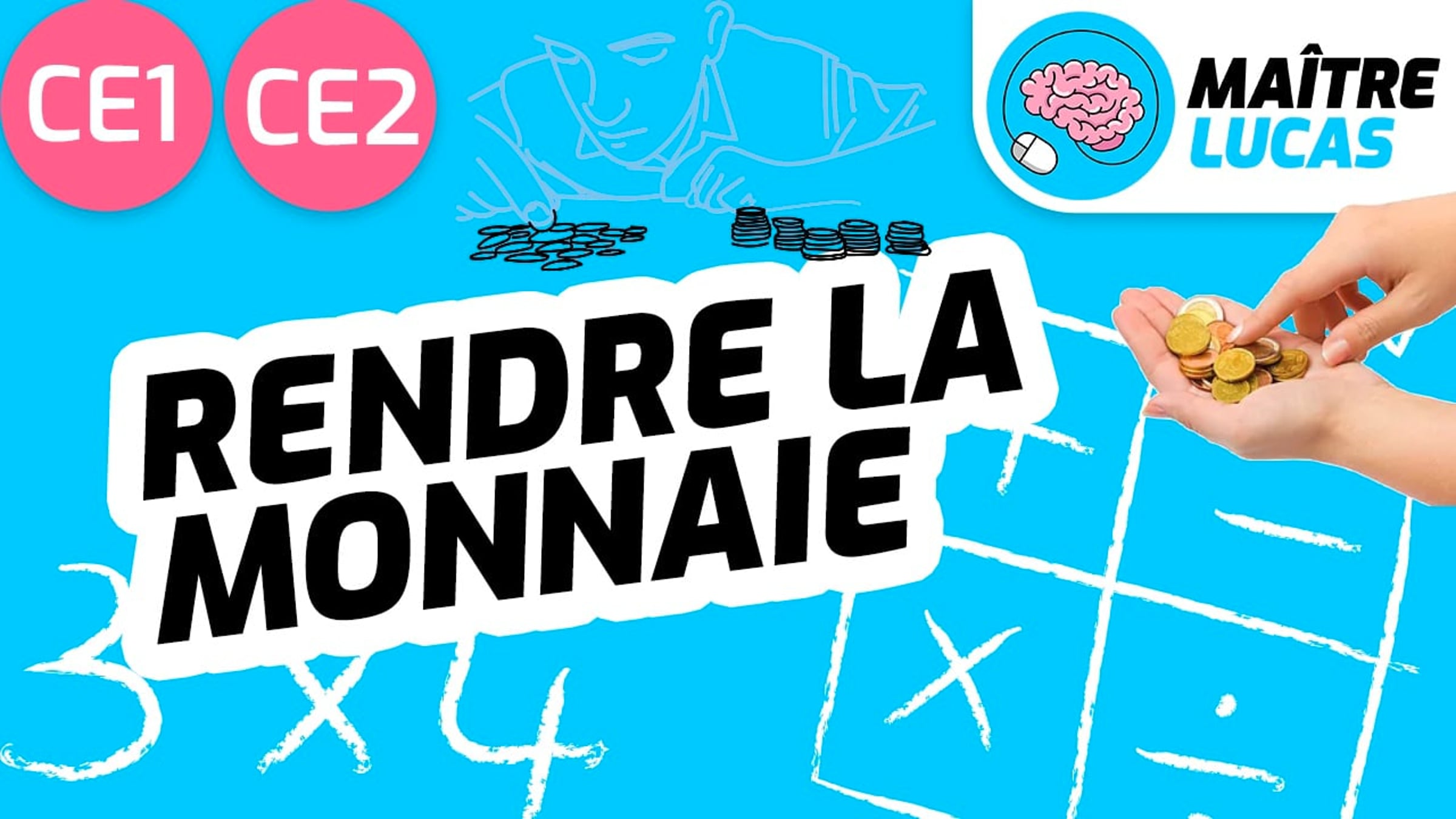 Rendre la monnaie CE2 - CE1 - Cycle 2 - Maths - Mathématiques ...