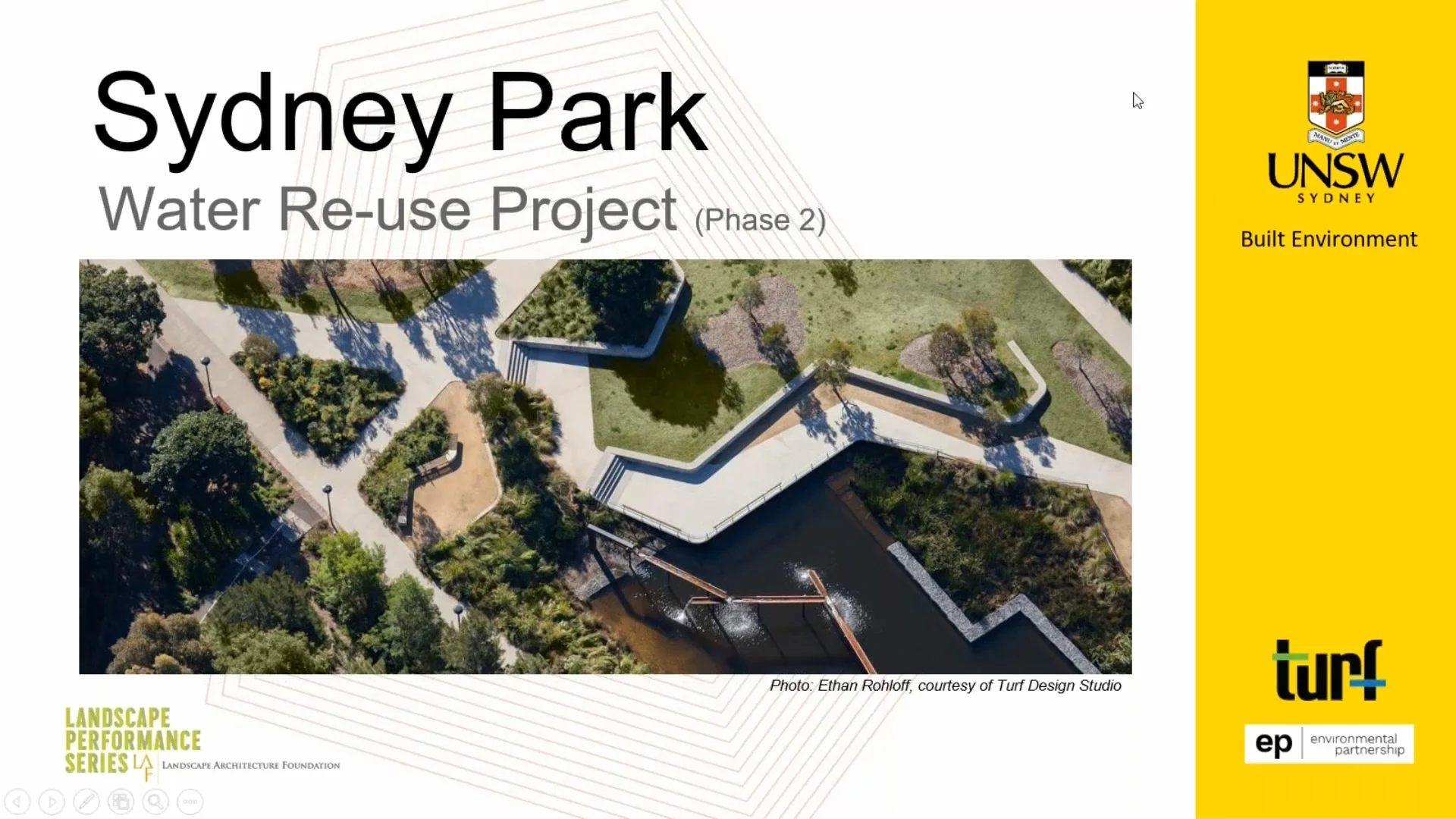 Video Clip: Case Study Research Team Presentation (2020) - Sydney Park ...