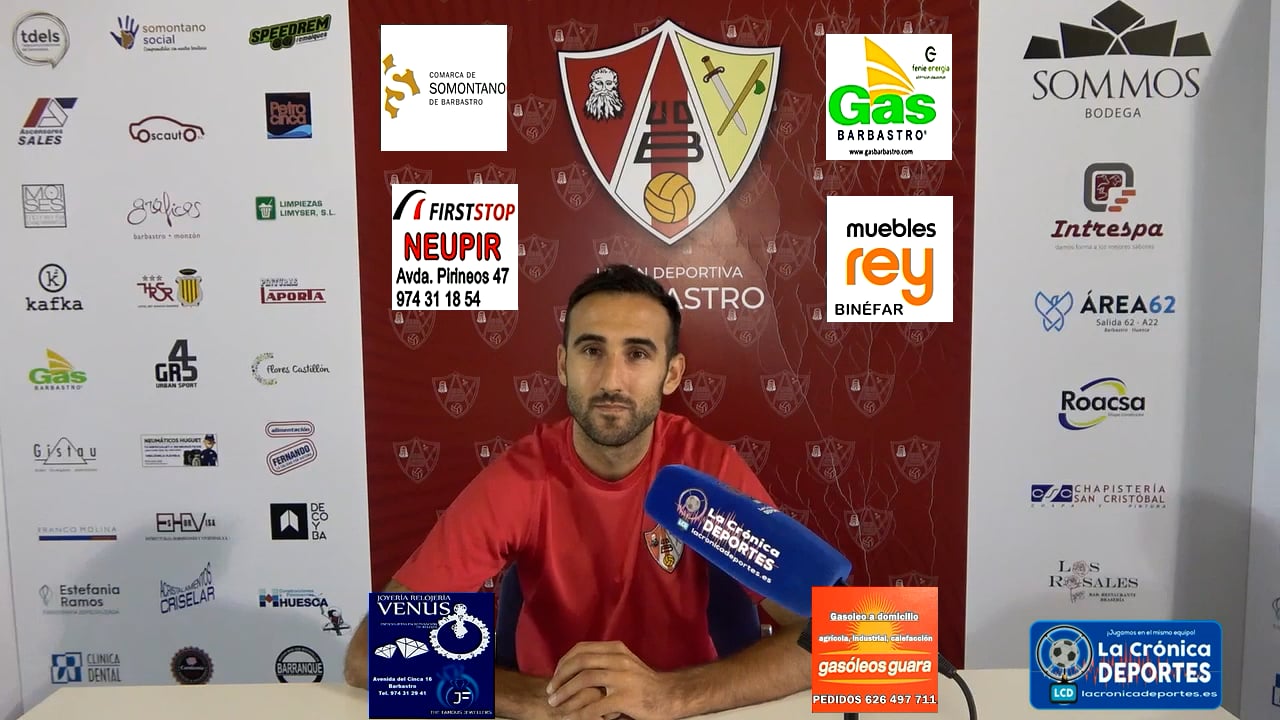 LA PREVIA / CF Calamocha - UD Barbastro / KIKE RAUSELL (Jugador Barbastro) Jornada 3 / 3ª División