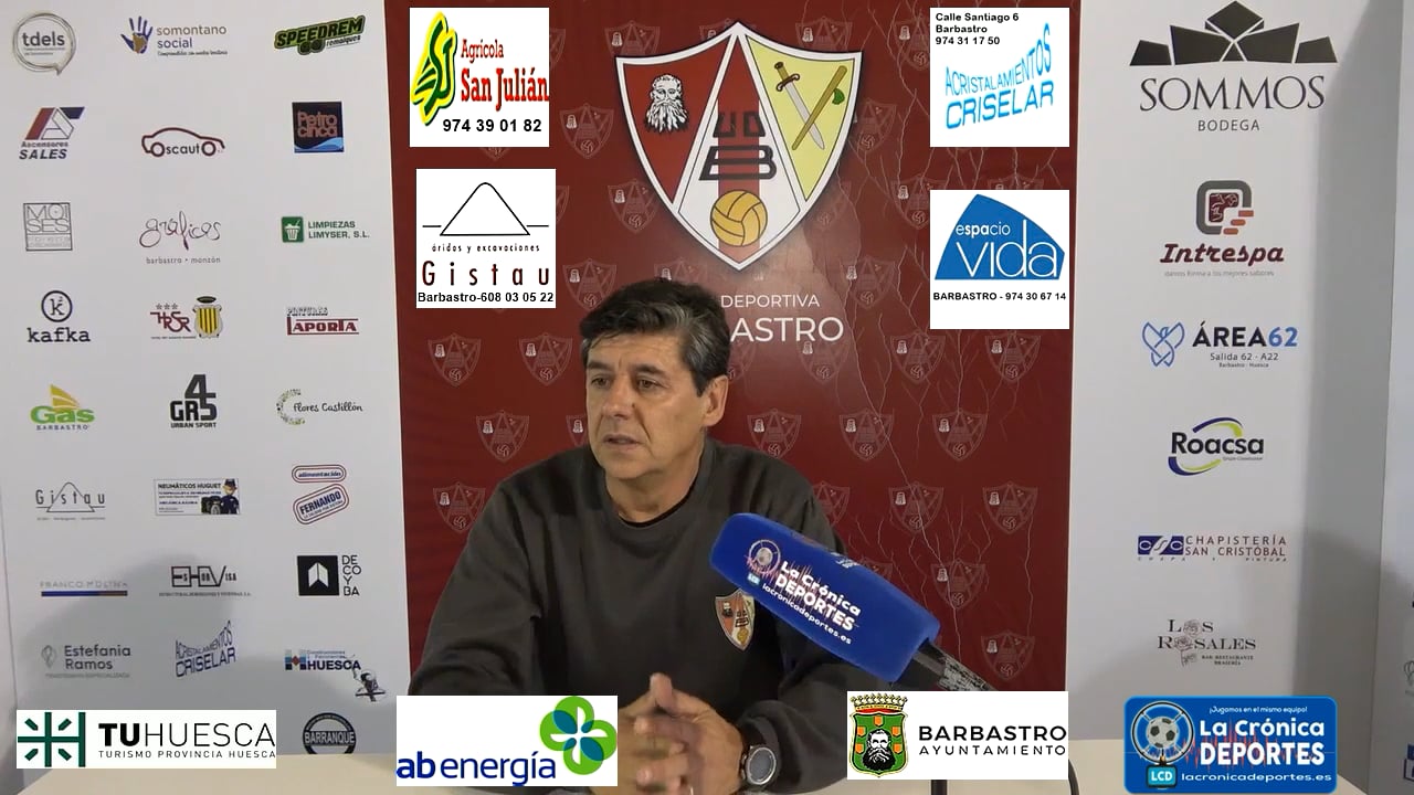 LA PREVIA / CF Calamocha - UD Barbastro / JOSETE (Entrenador Barbastro) Jornada 3 / 3ª División