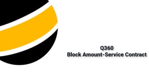 Service Contract Block Amount Overview