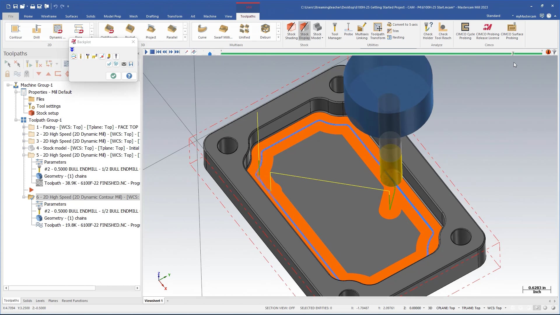 Getting Started Project - CAM - Part 4