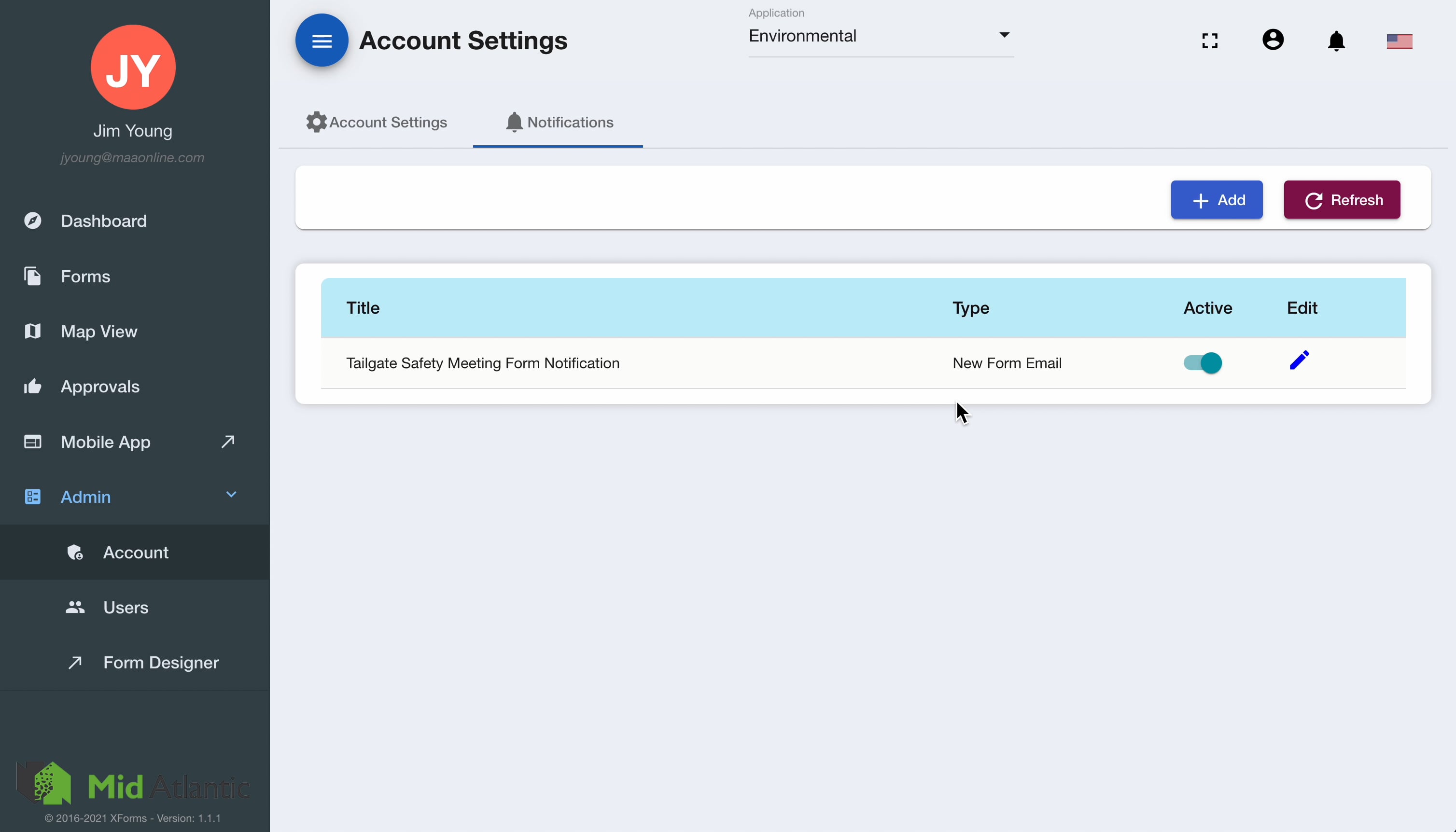Simple Email Notification Setup on Vimeo