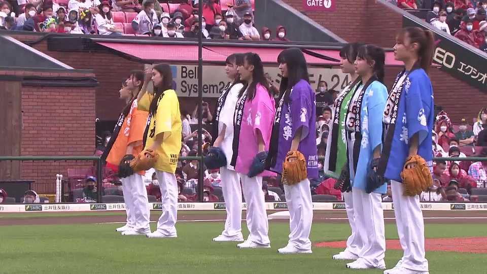東北を中心に活動する「いぎなり東北産」のメンバーが今年もセレモニアルピッチに登場!! 2022年9月23日 東北楽天ゴールデンイーグルス 対 北海道日本ハムファイターズ