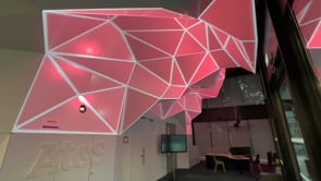 Installations audiovisuelles pour le Showroom digital d'ATOS