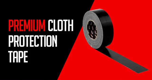 Black Premium Cloth Protection Tape