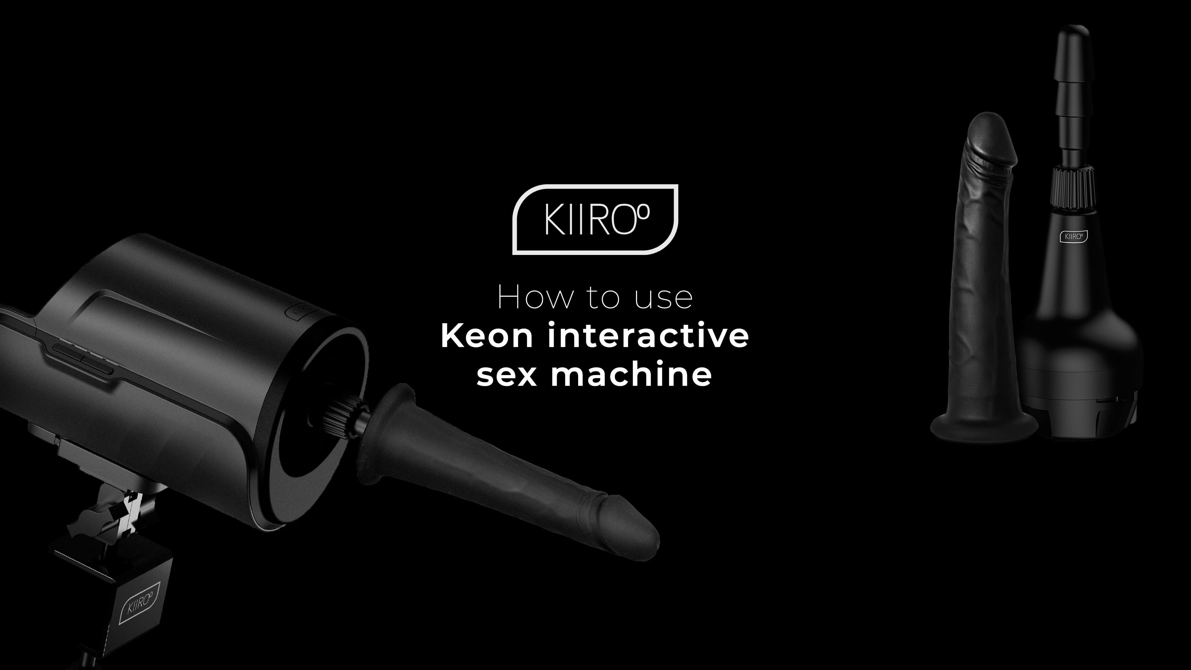 clean sex toys Keon Interactive Sex Machine - Visual manual