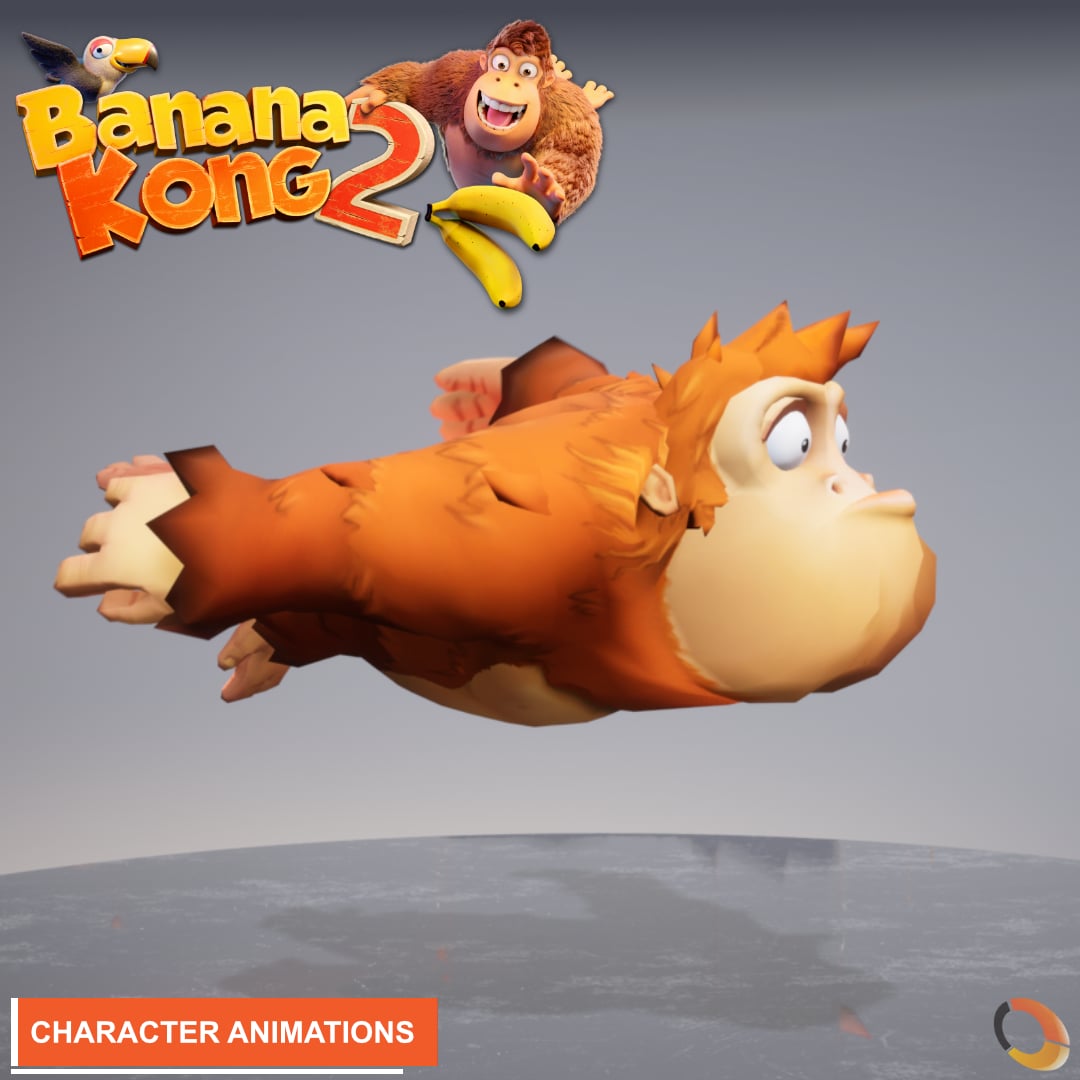 Animations | Banana Kong 2 - Swimming