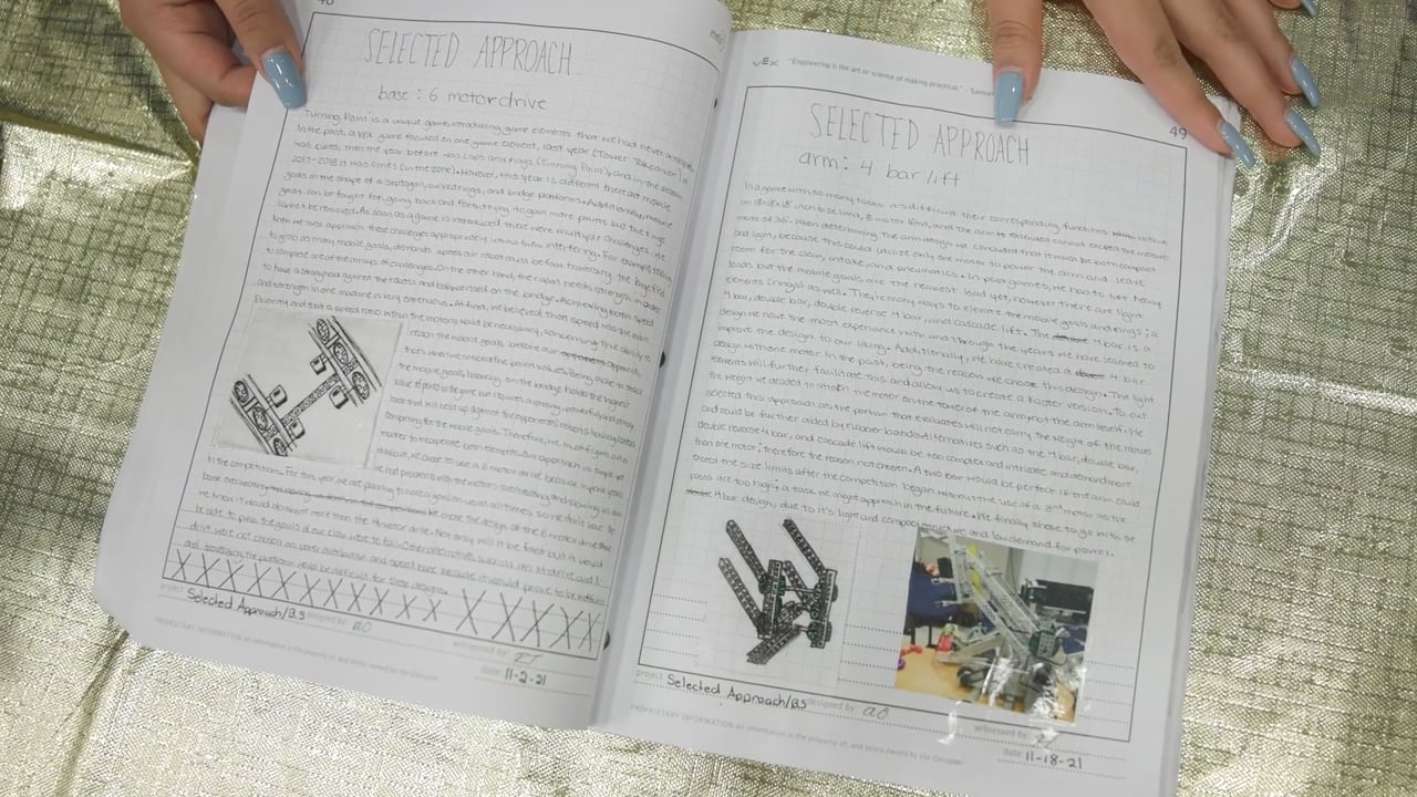 Image of VEX Worlds 2022 - Interview with Alyssa and Natalia - Engineering Notebook