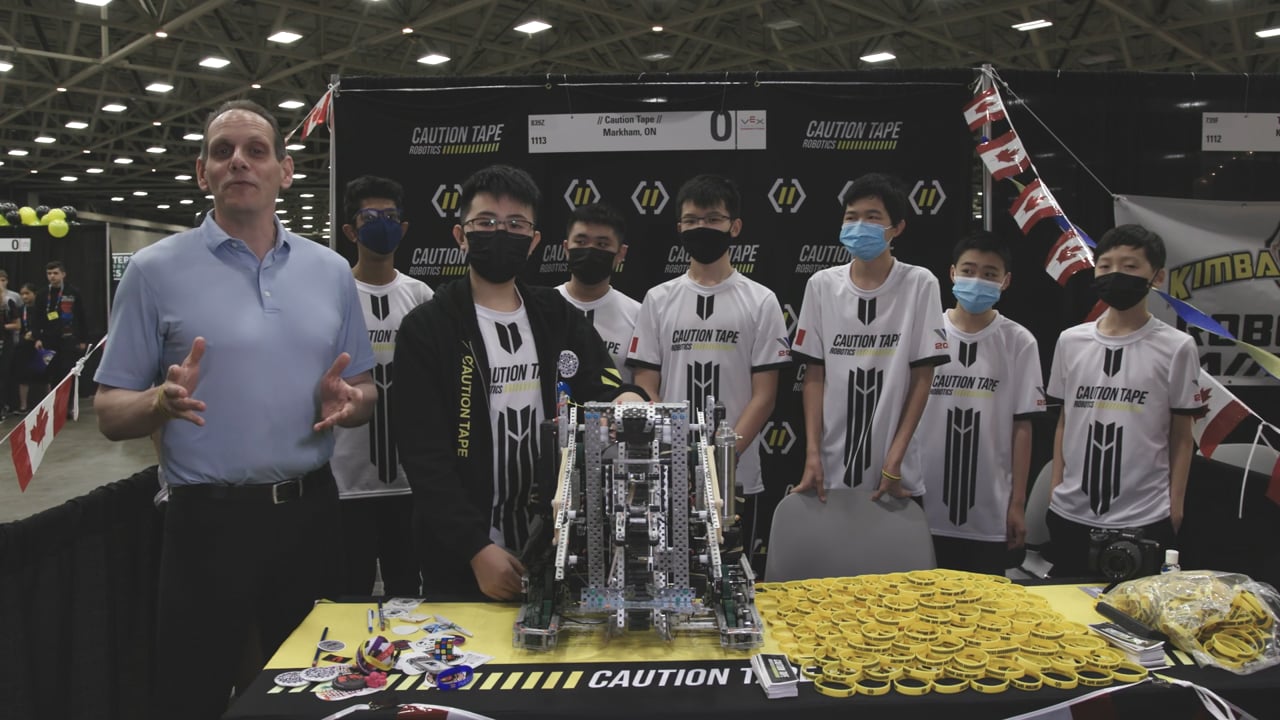 VEX Worlds 2022 - Interview with Brandon of Caution Tape Robotics - Robot Design