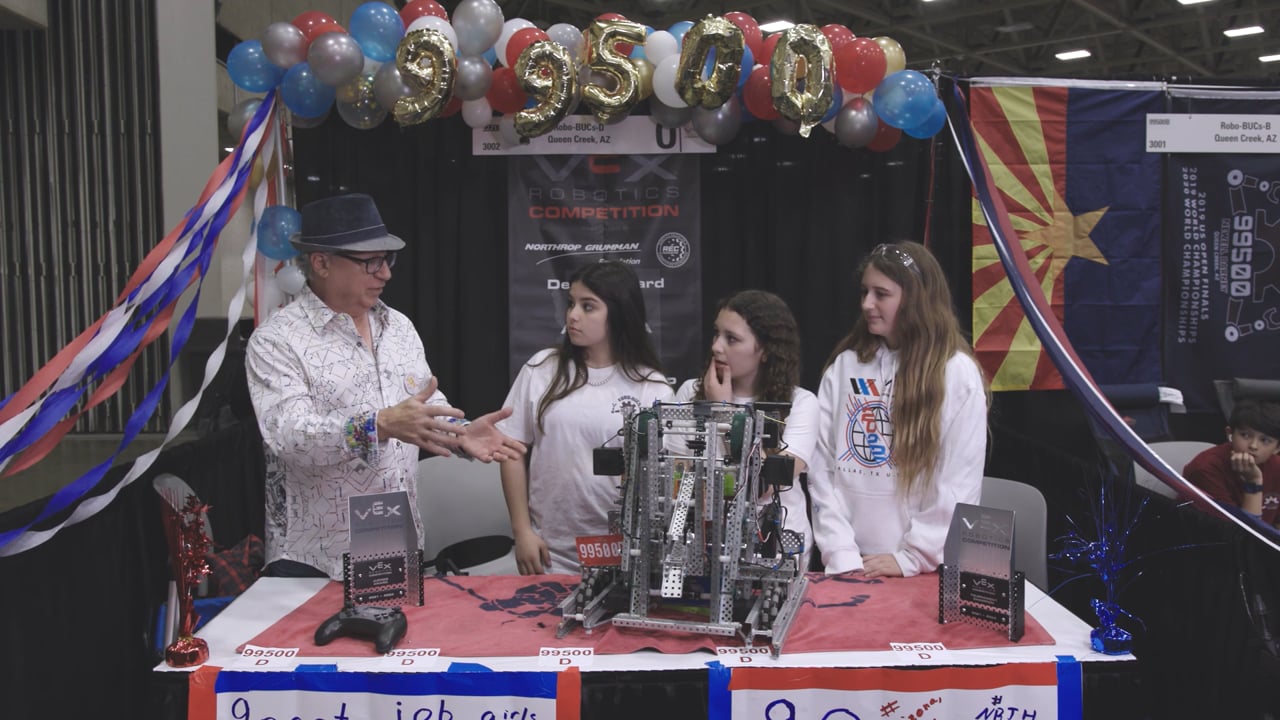 VEX Worlds 2022 - Interview with Abrianna, Mattie, & Kadyn - Engineering