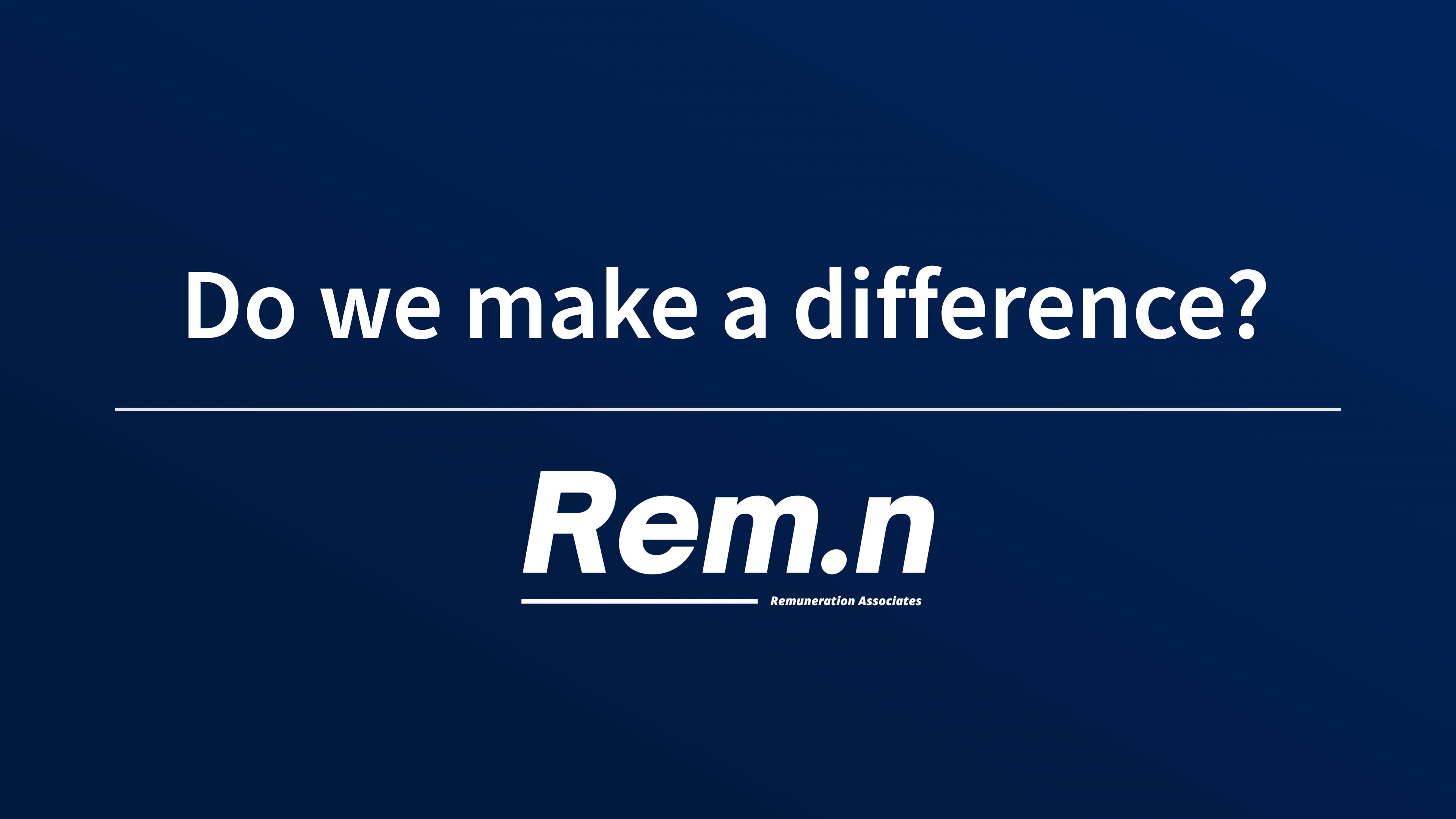 Rem.n - Do we make a difference on Vimeo