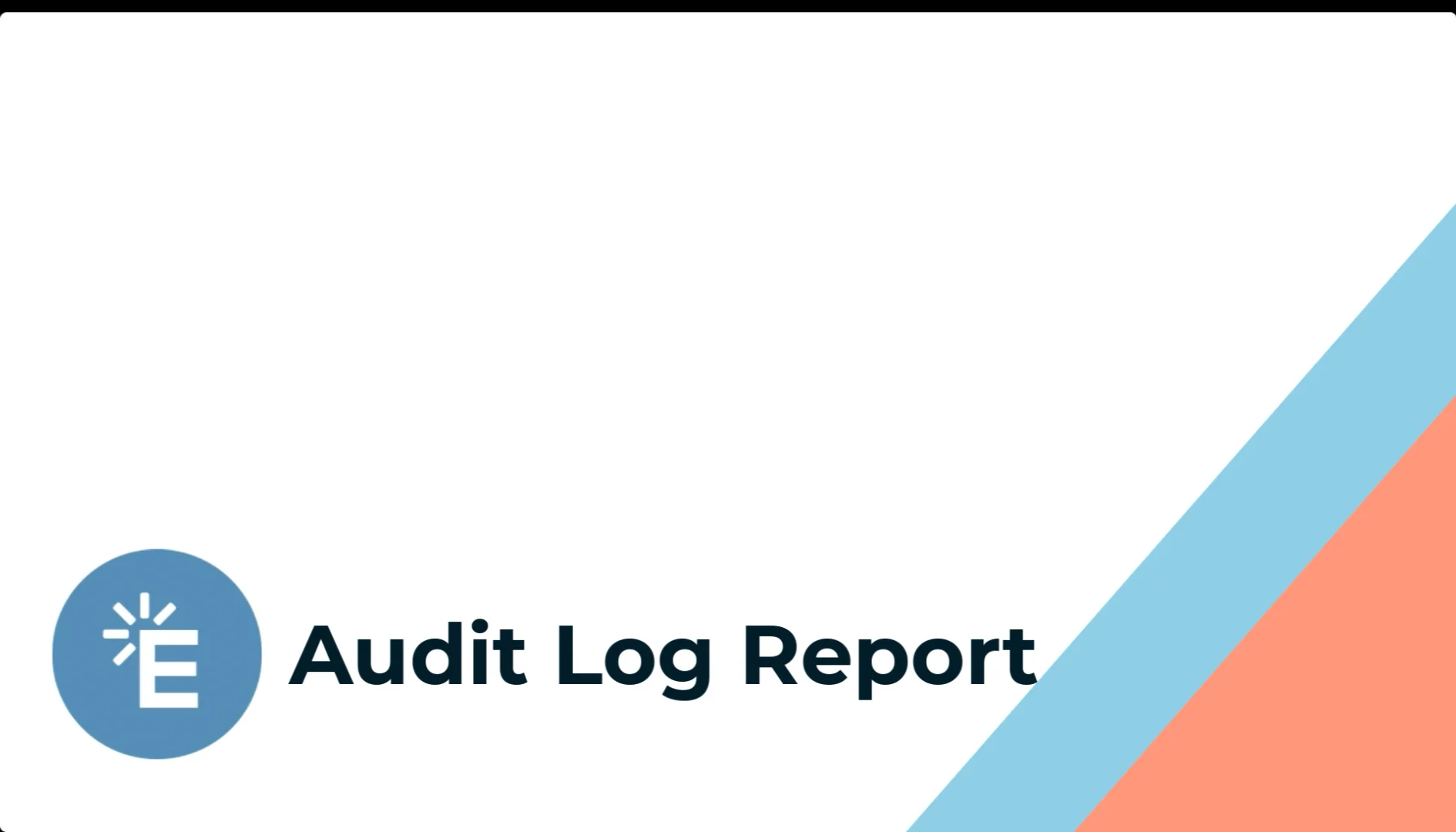 Audit Log | Feature Highlight on Vimeo