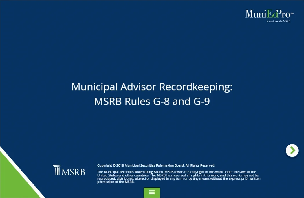 MSRB - Course 13 on Vimeo
