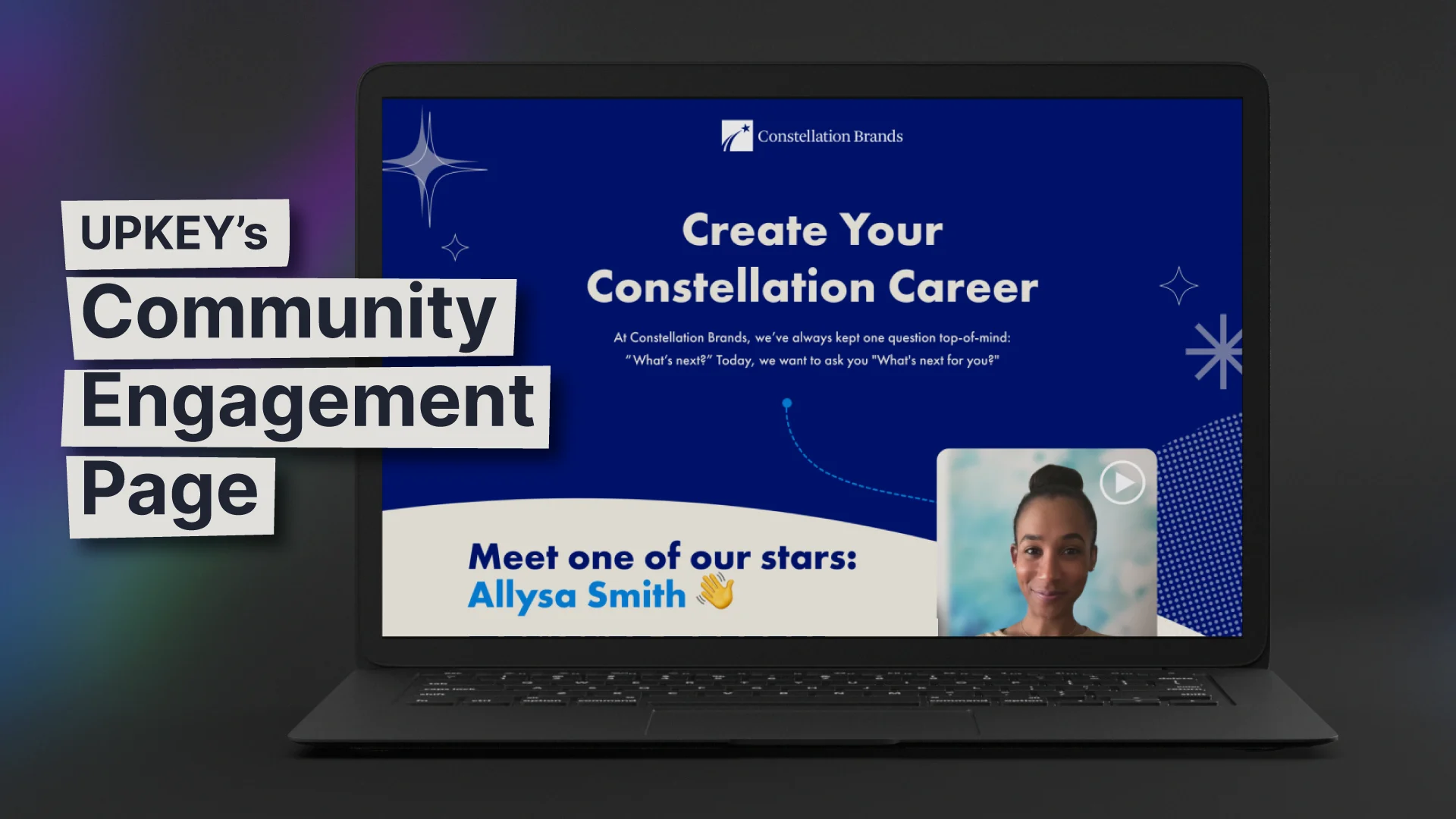 Upkey's Community Engagement Page Explainer on Vimeo