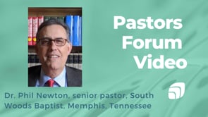 Mentoring with Dr. Phil Newton on our Pastors Forum