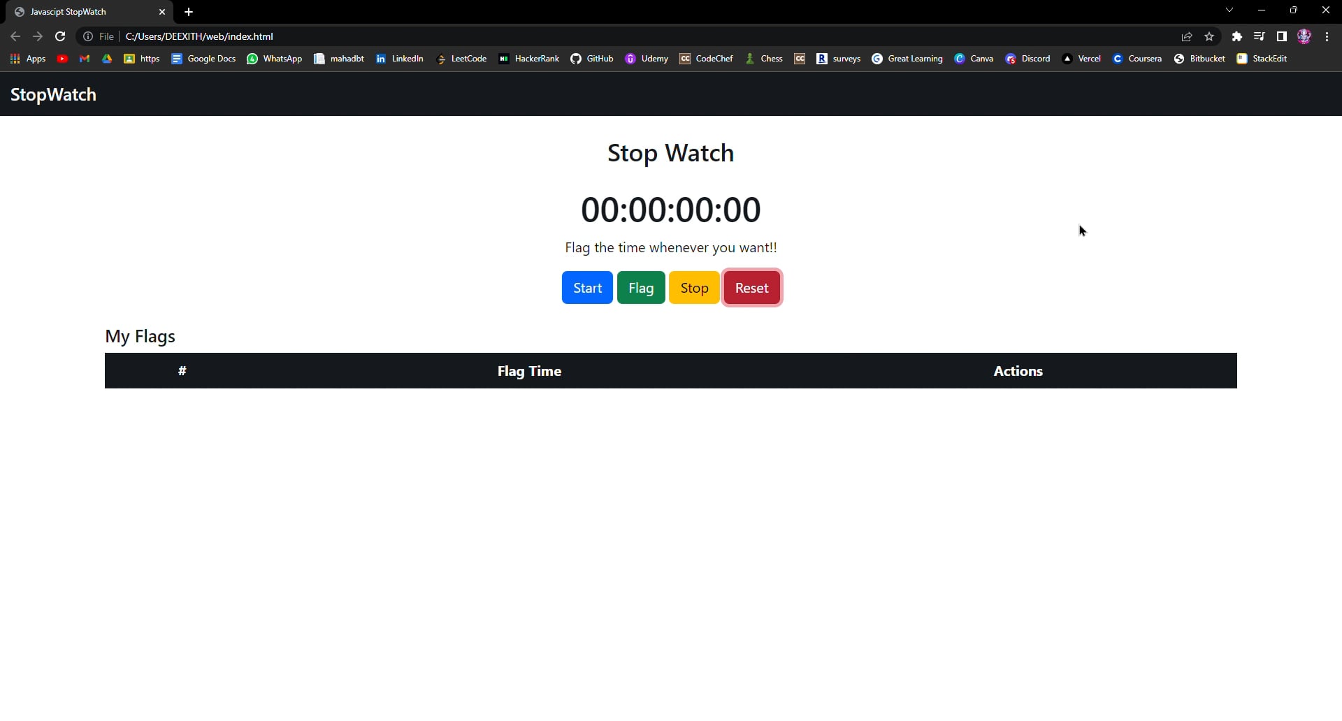 Javascipt StopWatch Google Chrome 20220924 162328.mp4 on Vimeo