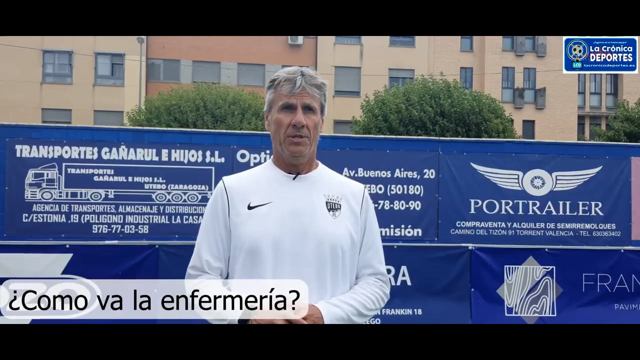 LA PREVIA / Utebo FC - CD Izarra / JUAN CARLOS BELTRÁN (Entrenador Utebo) Jornada 4 / 2ª RFEF - Grupo 2 / Fuente: Facebook Utebo FC