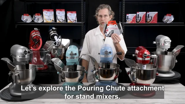 Original Pouring Chute / Fits most Metal Bowls or 5-QT Glass