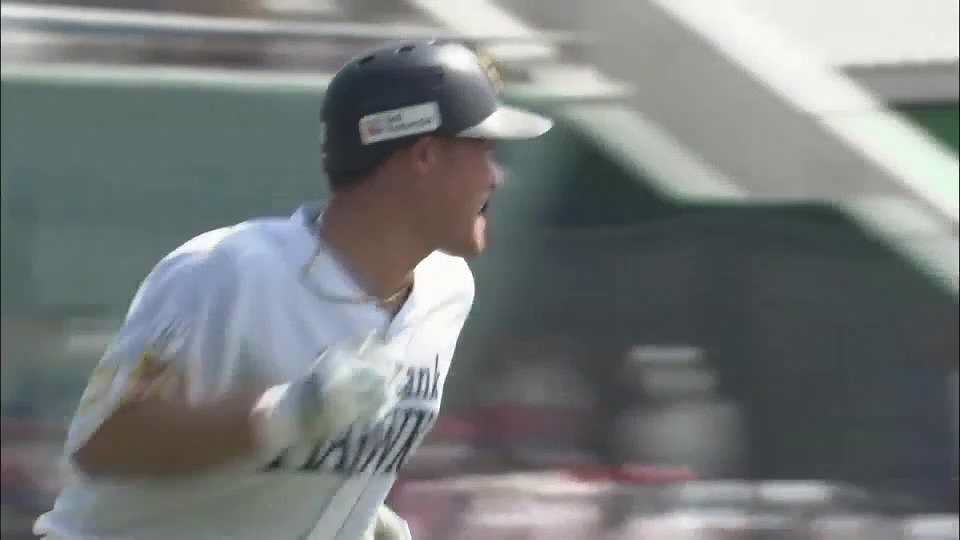 【ファーム】無人の野を行く活躍!! ホークス・リチャード 前日の試合から3打席連続となる28号2ランホームラン!!  2022年9月25日  福岡ソフトバンクホークス 対 広島東洋カープ