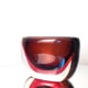 BASIN Vaso decorativo moderno rosso in vetro Video