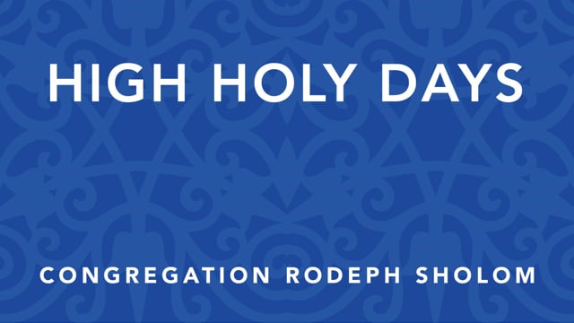 Rosh Hashanah Service 2022/5783