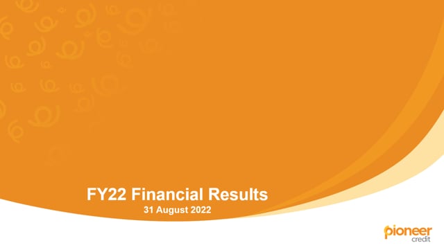 Pioneer Credit Limited - FY22 Results Presentation - 10024160 - 010922 - Video